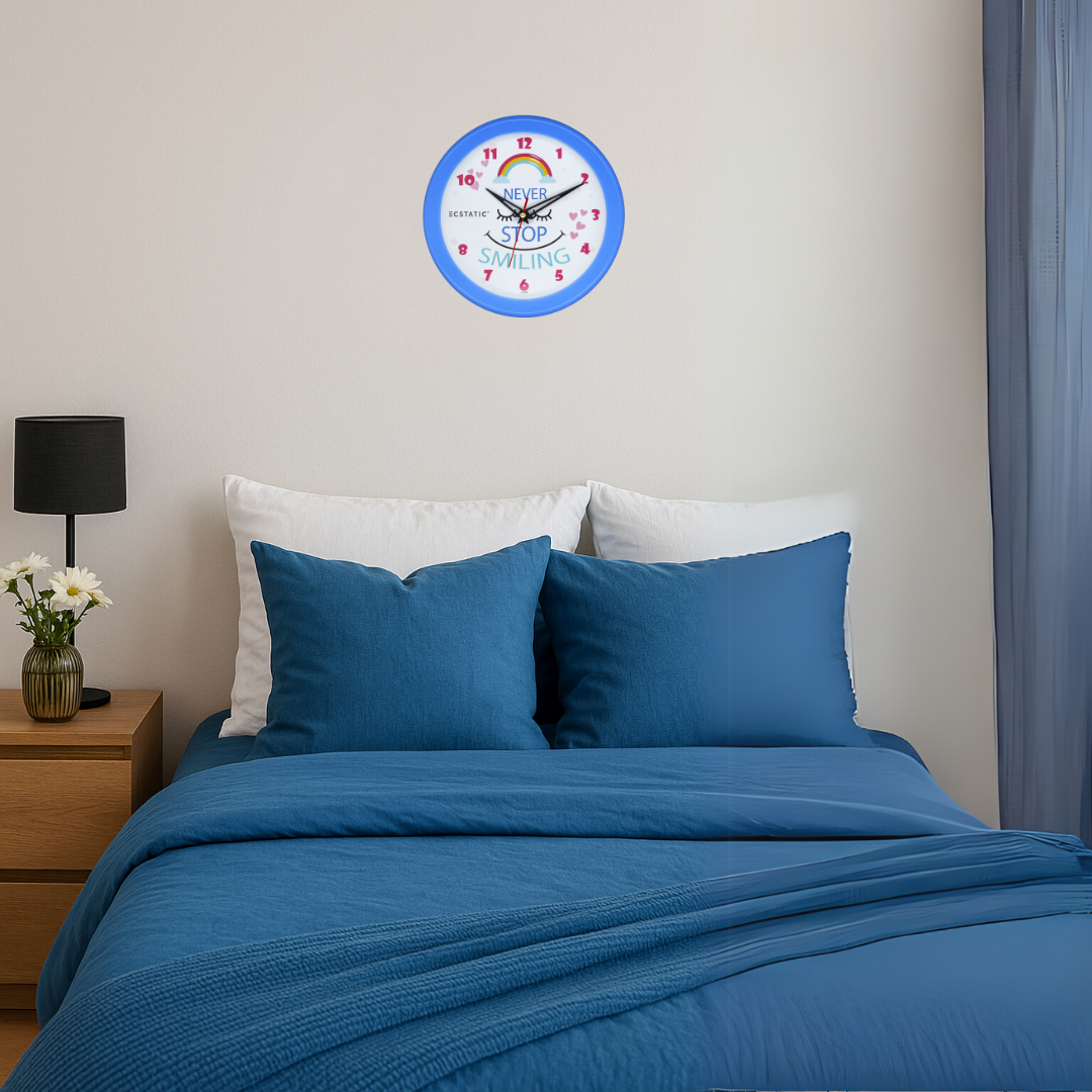 Never Stop Smiling Blue