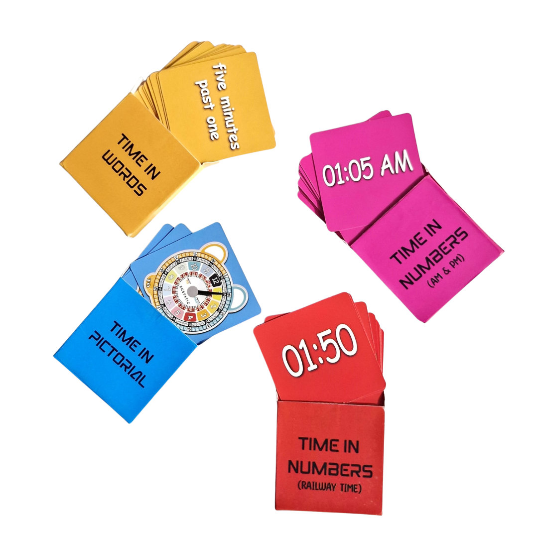 Learning Clock 12in White