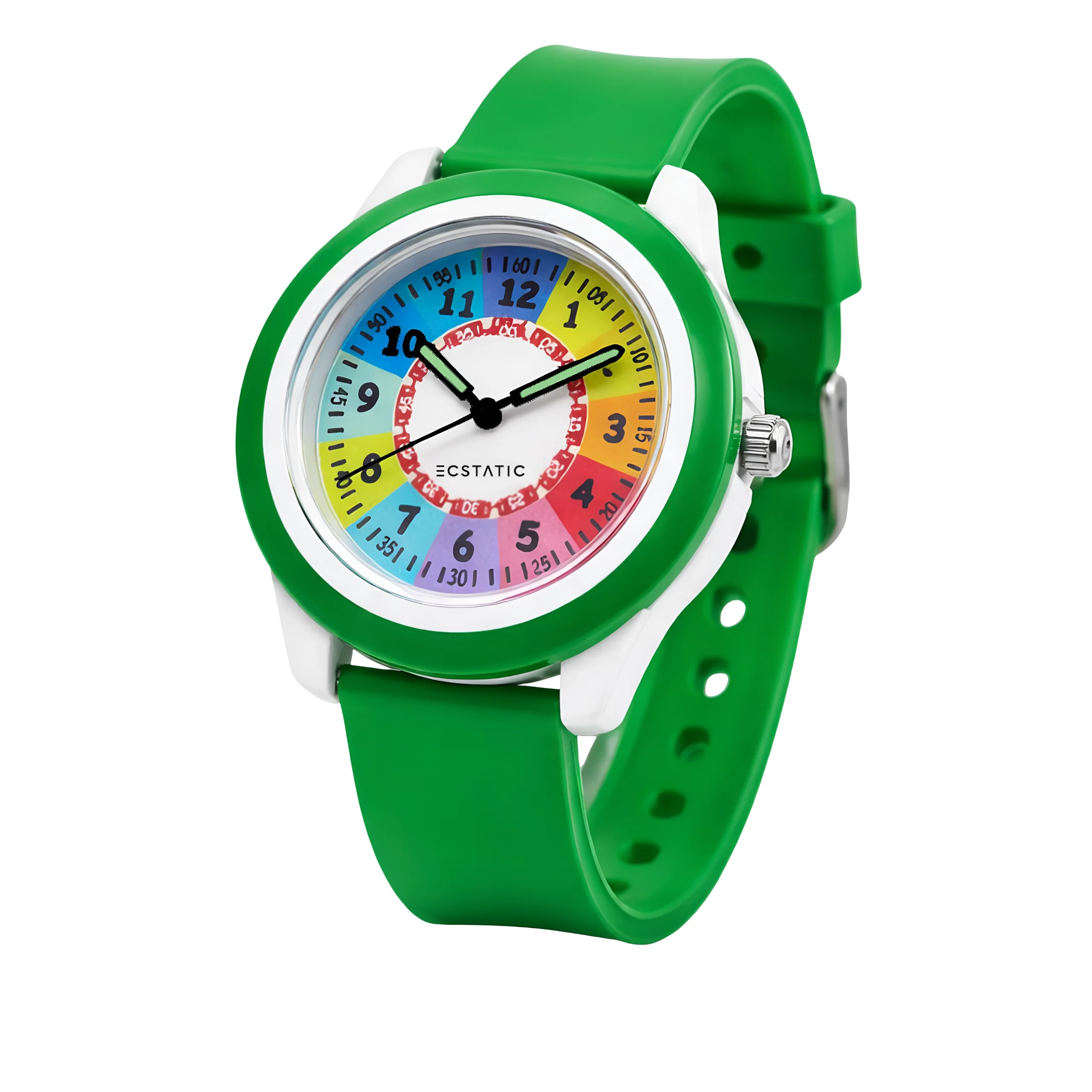 0003 ECSTATIC – Fibre Case, Fibre Strap, Round Learning Dial, Kids Watch