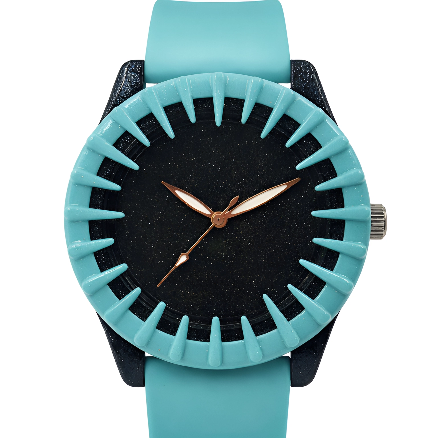ECSTATIC-Bar Design, Fibre Case, Fibre Strap, Black Dial, Kids Watch