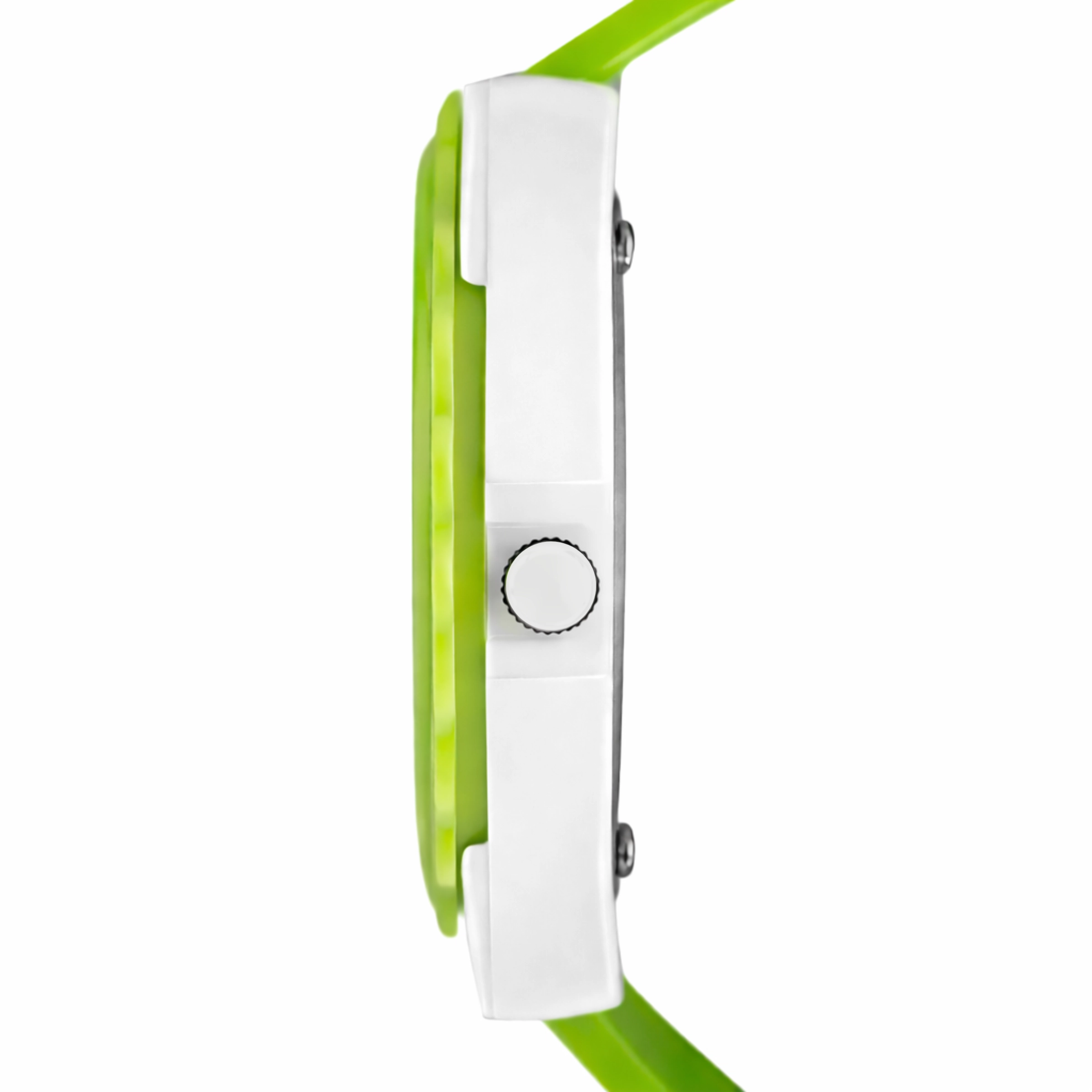 ECSTATIC – Flower Design, Fibre Case, Fibre Strap, White Dial, Kids Watch