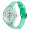 ECSTATIC – Flower Design, Fibre Case, Fibre Strap, White Dial, Kids Watch