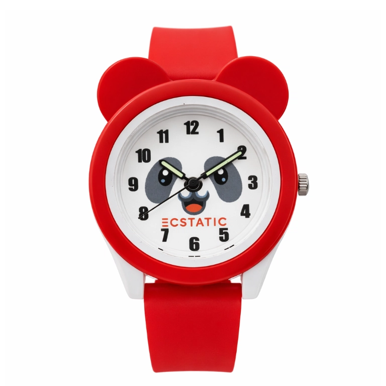 ECSTATIC – Mickey Design, Fibre Case, Fibre Strap, White Dial, Kids Watch