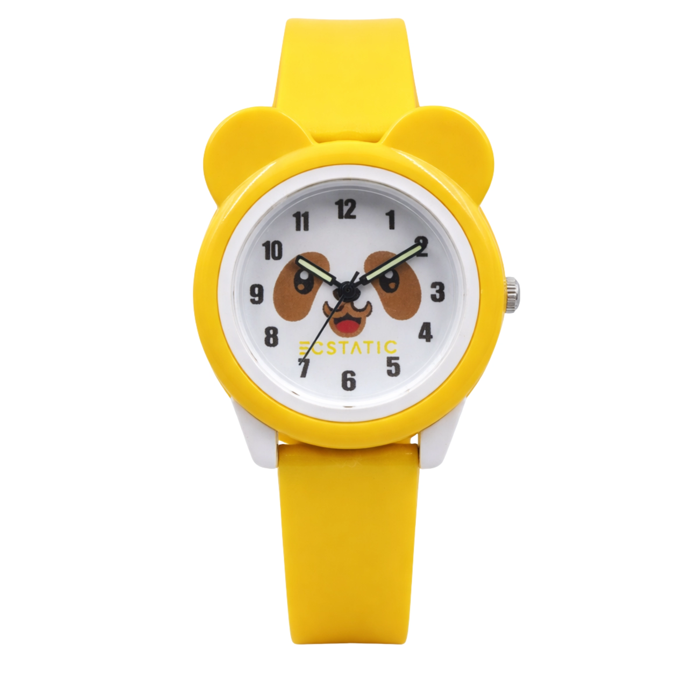 ECSTATIC – Mickey Design, Fibre Case, Fibre Strap, White Dial, Kids Watch