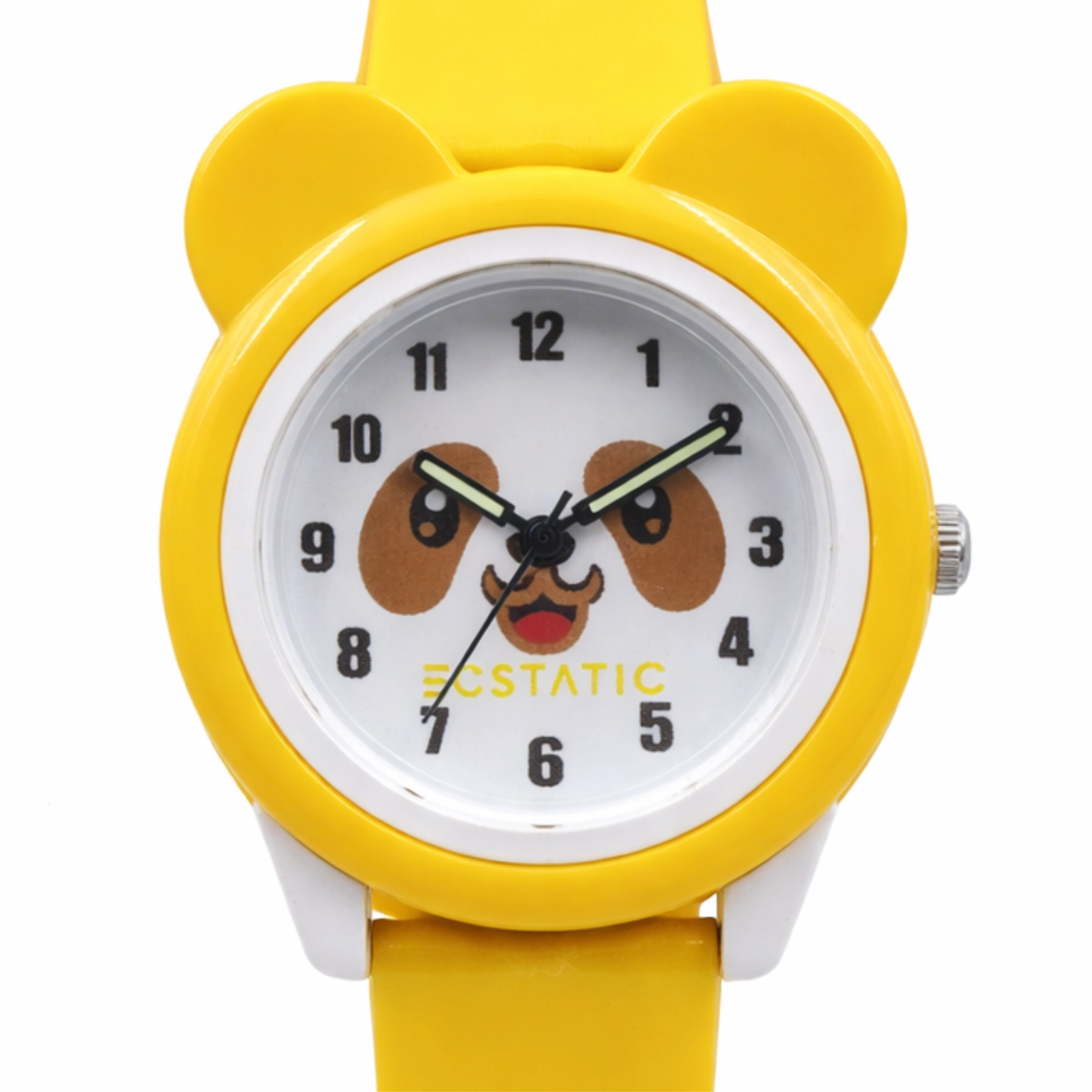 ECSTATIC – Mickey Design, Fibre Case, Fibre Strap, White Dial, Kids Watch