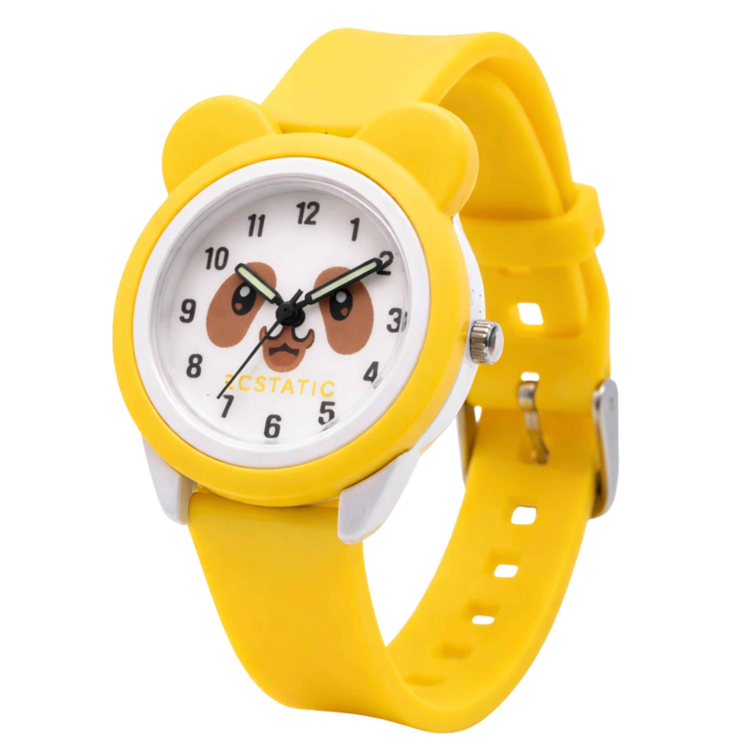 ECSTATIC – Mickey Design, Fibre Case, Fibre Strap, White Dial, Kids Watch
