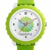 ECSTATIC – Flower Design, Fibre Case, Fibre Strap, White Dial, Kids Watch