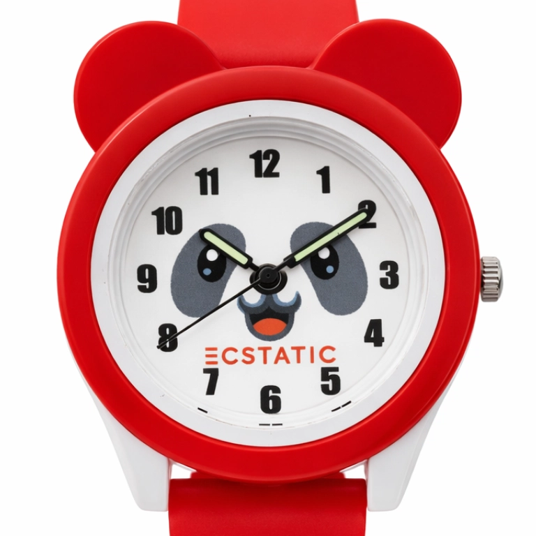 ECSTATIC – Mickey Design, Fibre Case, Fibre Strap, White Dial, Kids Watch