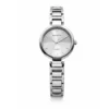ECSTATIC - Steel look, Metal case, metal band, White dial, Women's watch