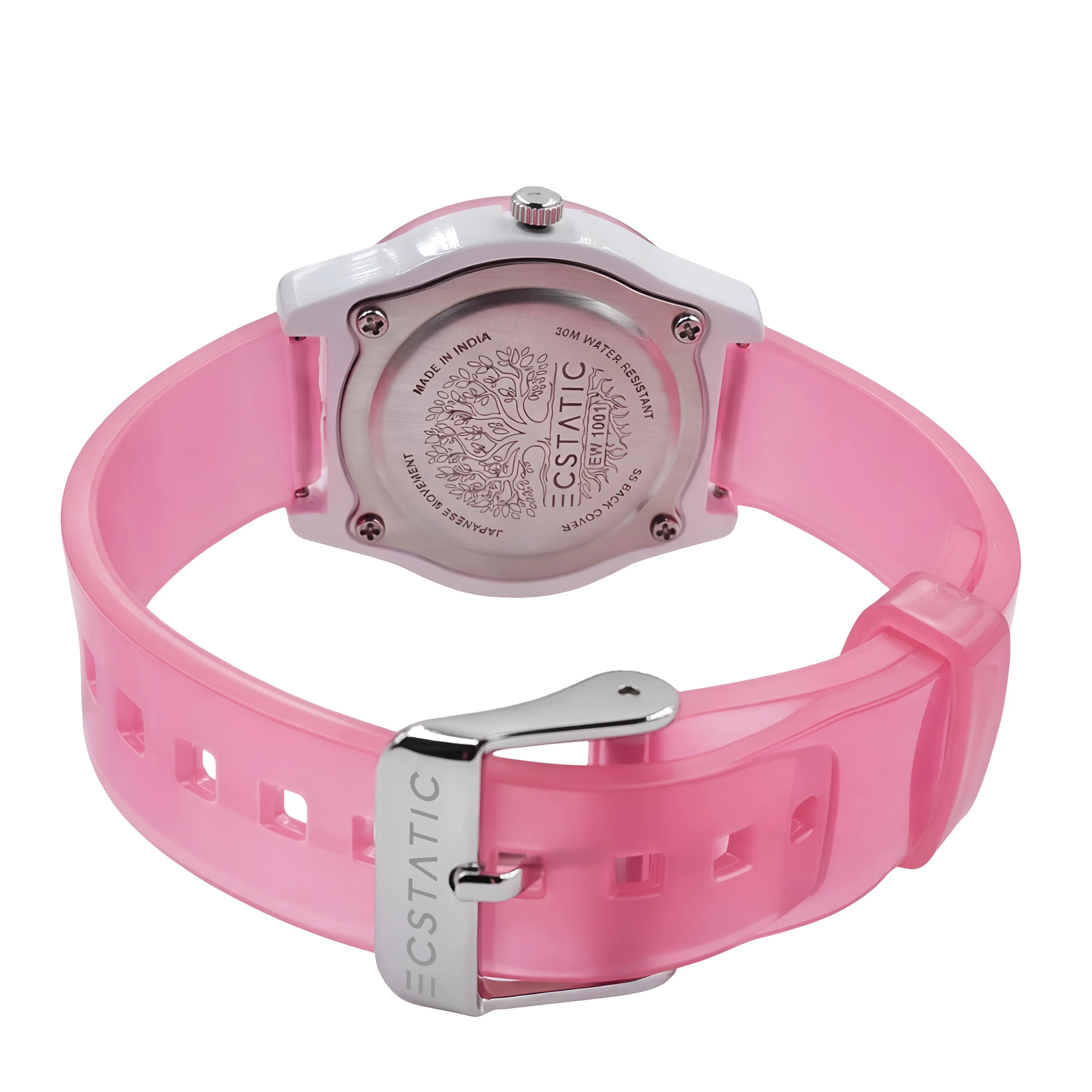 ECSTATIC – Fibre Case, Fibre Strap, Round Learning Dial, Kids Watch