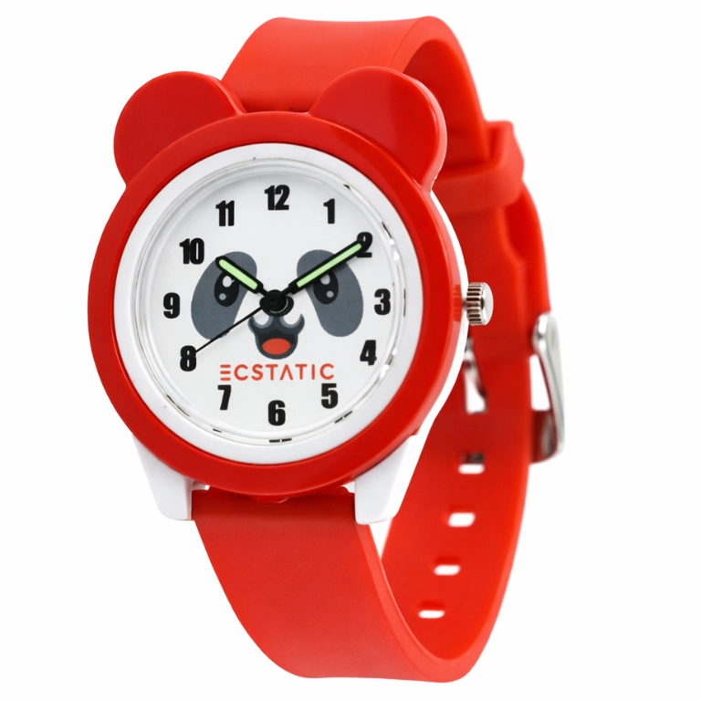 ECSTATIC – Mickey Design, Fibre Case, Fibre Strap, White Dial, Kids Watch