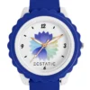 ECSTATIC – Flower Design, Fibre Case, Fibre Strap, White Dial, Kids Watch