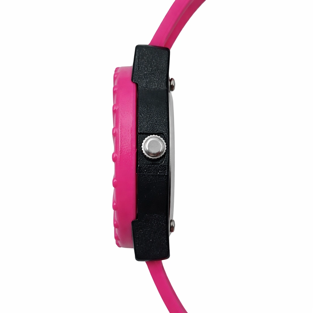 ECSTATIC-Bar Design, Fibre Case, Fibre Strap, Black Dial, Kids Watch