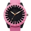 ECSTATIC-Bar Design, Fibre Case, Fibre Strap, Black Dial, Kids Watch