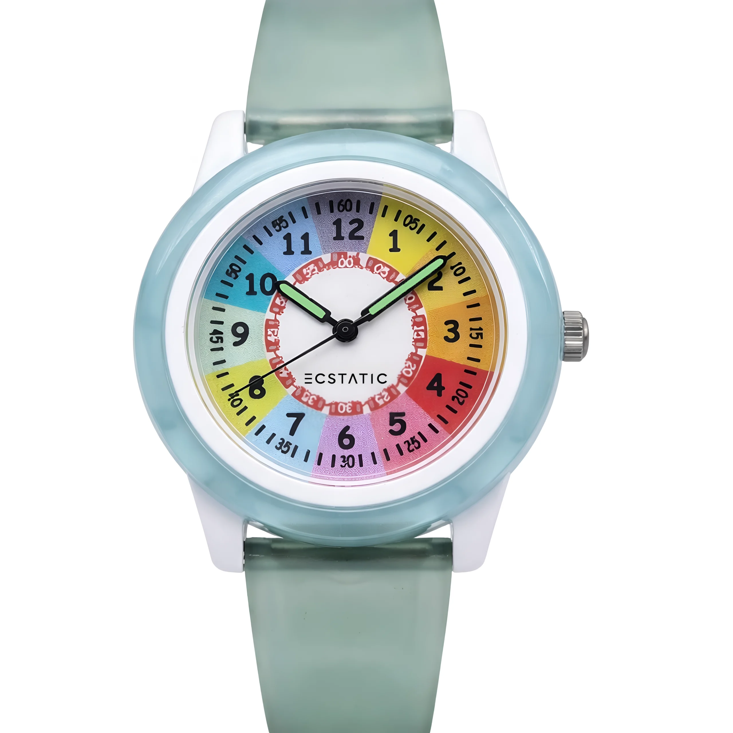 ECSTATIC – Fibre Case, Fibre Strap, Round Learning Dial, Kids Watch