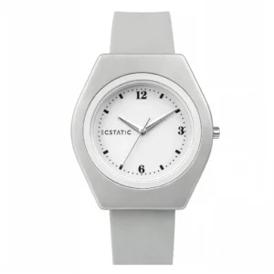 ECSTATIC – Tonneau Design, Fibre Case, Fibre Strap, White Dial, Kids Watch
