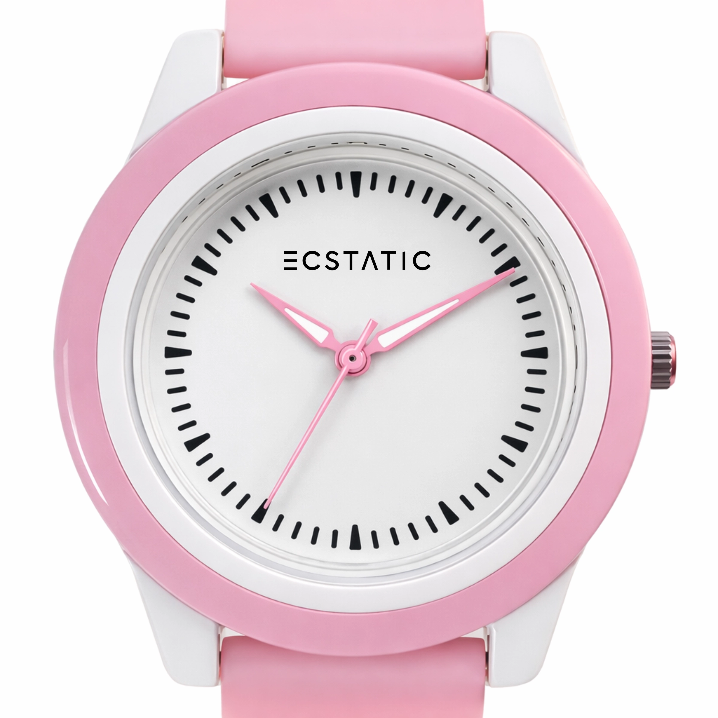 ECSTATIC – Fibre Case, Fibre Strap, Round Design, Kids Watch