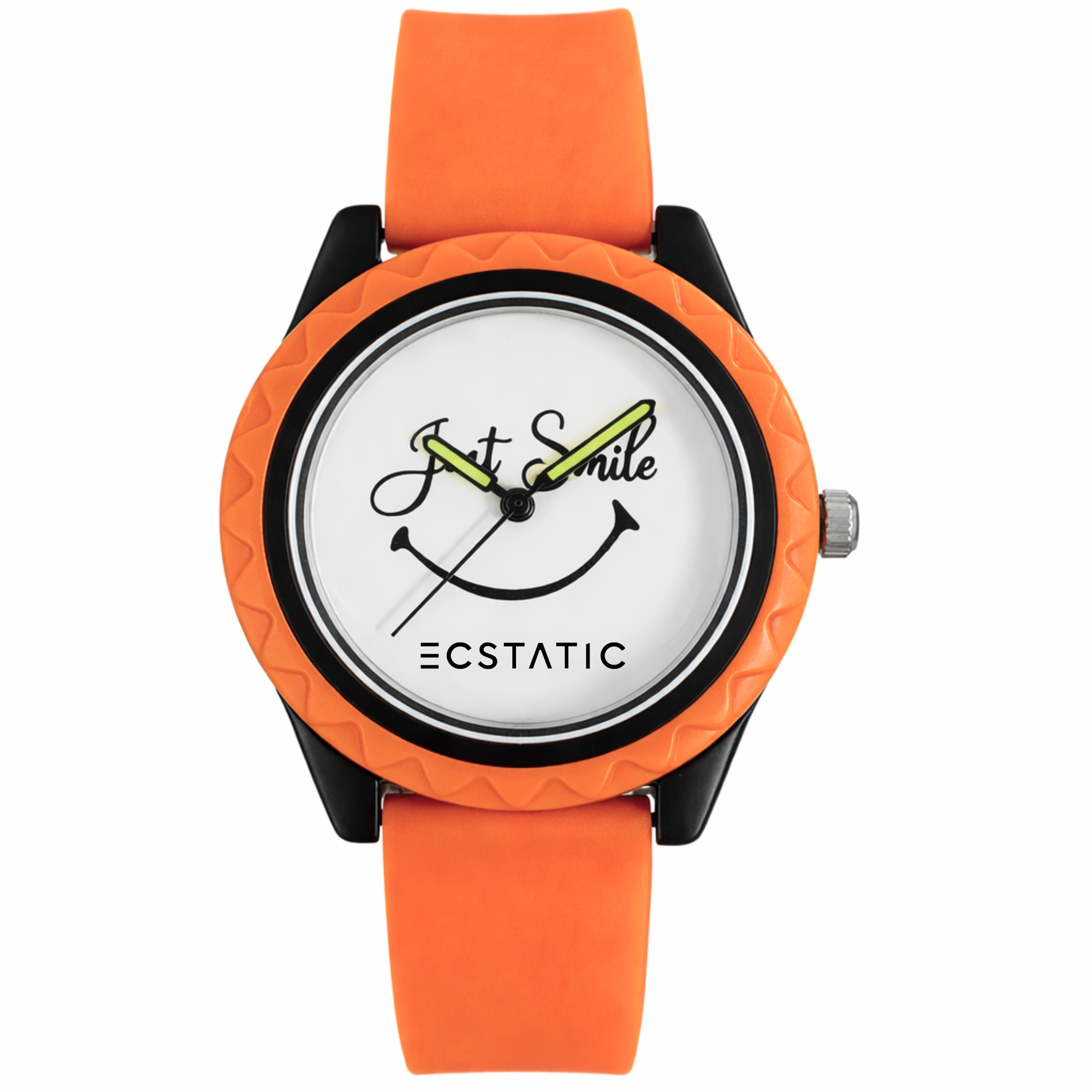 ECSTATIC – Aadhavan Design, Fibre Case, Fibre Strap, White Dial, Kids Watch