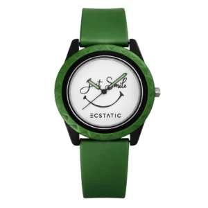 ECSTATIC – Aadhavan Design, Fibre Case, Fibre Strap, White Dial, Kids Watch