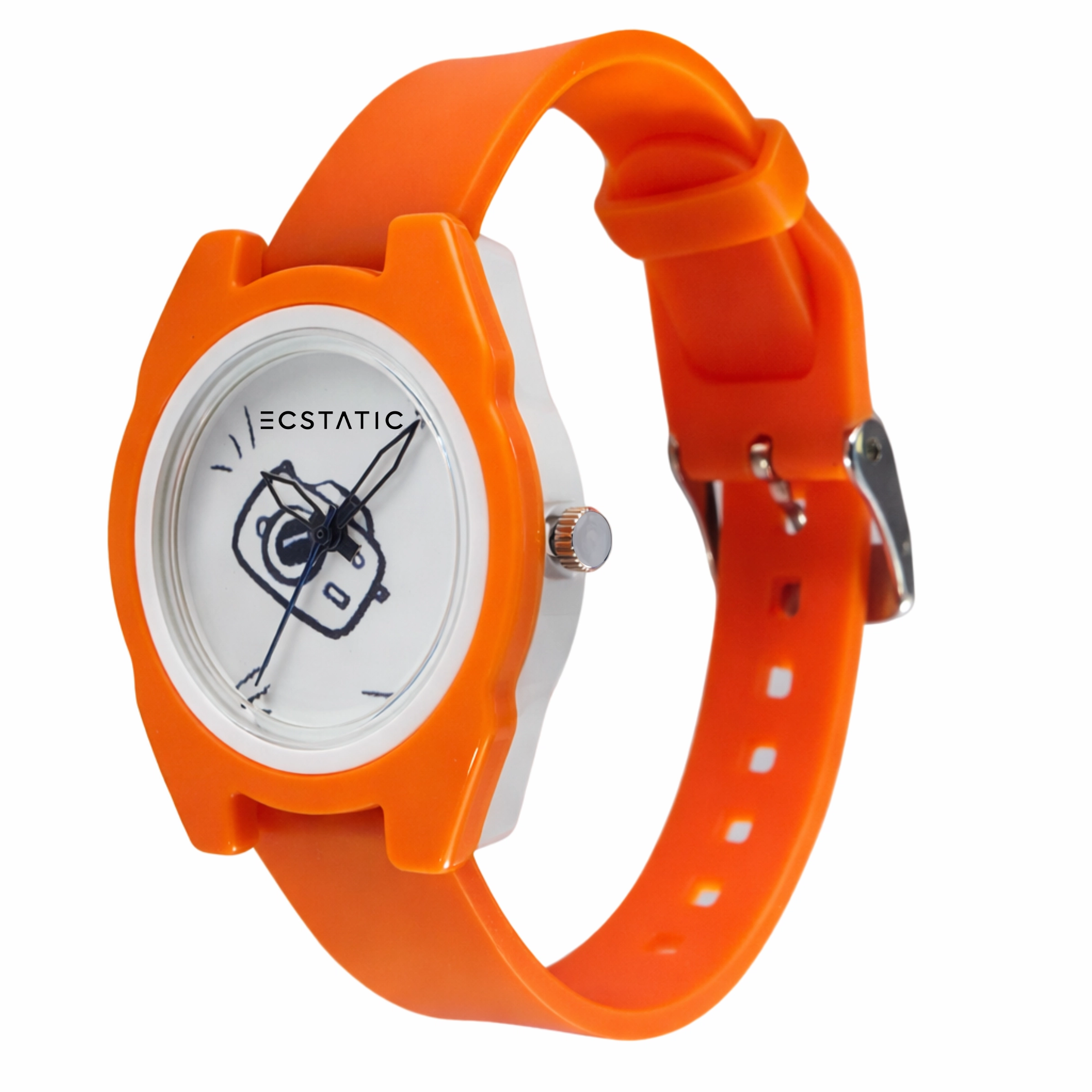 1 ECSTATIC – ECSTATIC – Alpha Watch, Fibre Case, Fibre Strap, H Design, Kids Watch