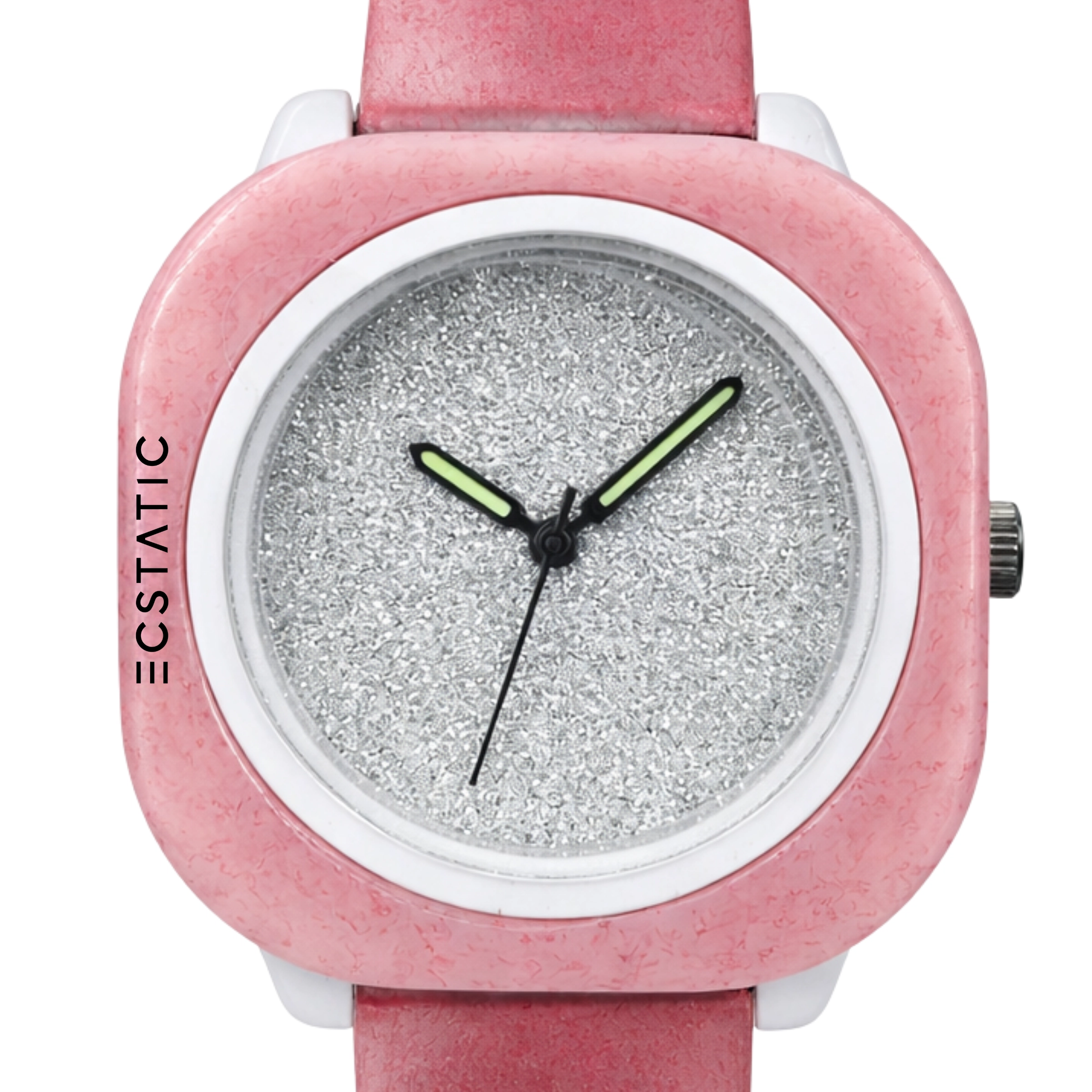 ECSTATIC – Fibre Case, Fibre Strap, Square Design Kids Watch