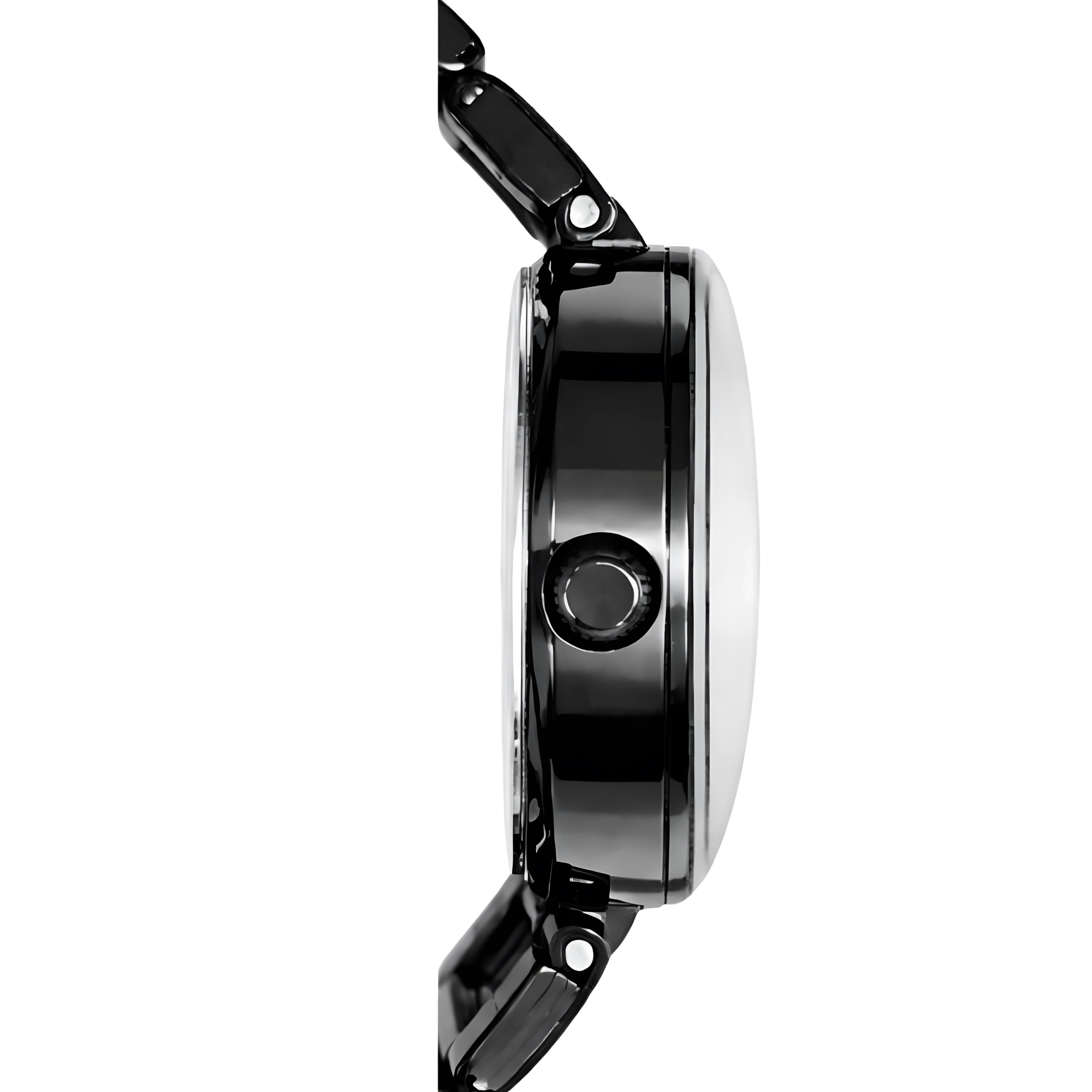 ECSTATIC – Black Colour, Metal Case, Metal Band, Silver White Dial, Women’s Watch