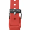 ECSTATIC – Flower Design, Fibre Case, Fibre Strap, White Dial, Kids Watch