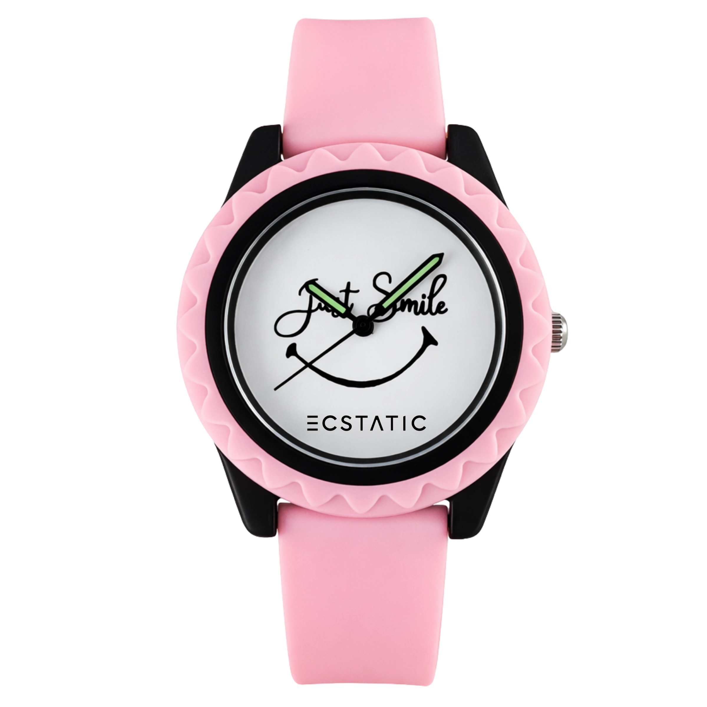 ECSTATIC – Aadhavan Design, Fibre Case, Fibre Strap, White Dial, Kids Watch