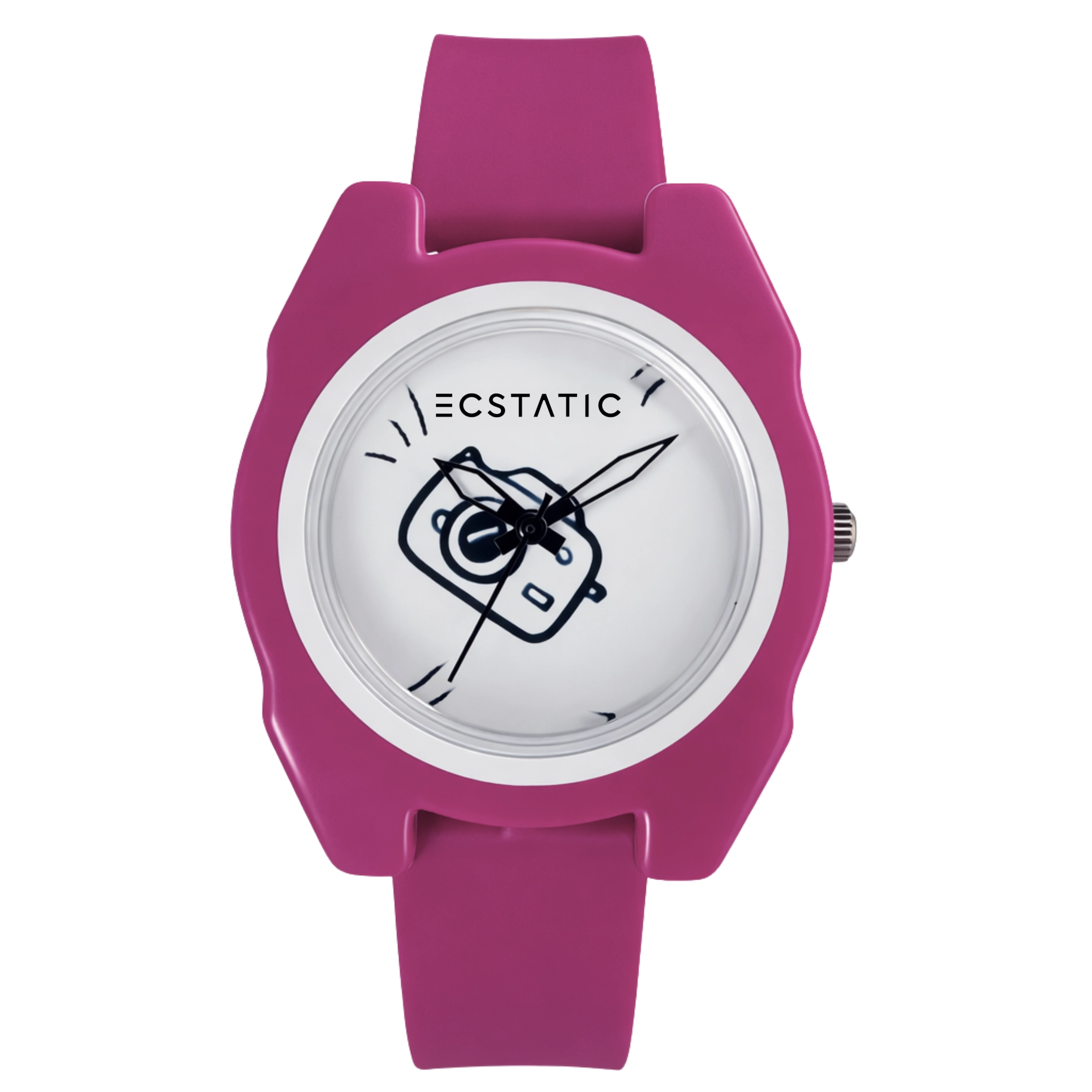 ECSTATIC – ECSTATIC – Alpha Watch, Fibre Case, Fibre Strap, H Design, Kids Watch
