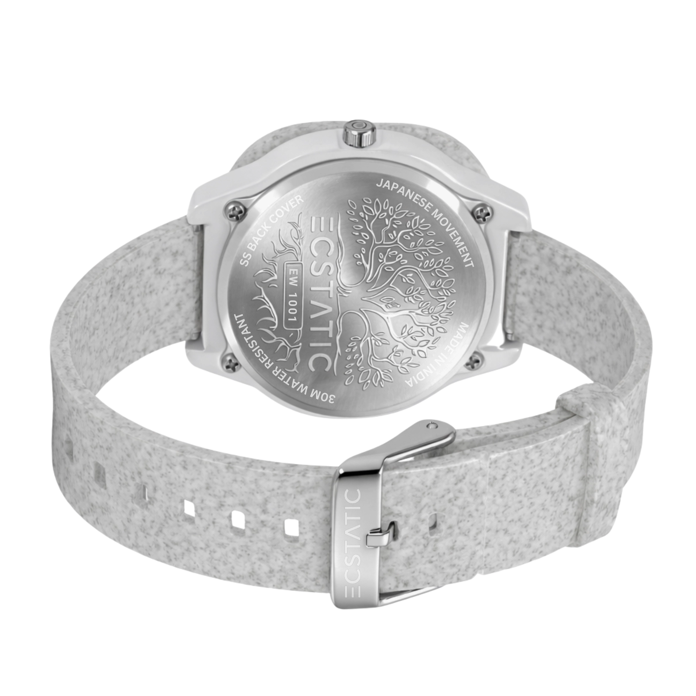 ECSTATIC – Fibre Case, Fibre Strap, Square Design Kids Watch