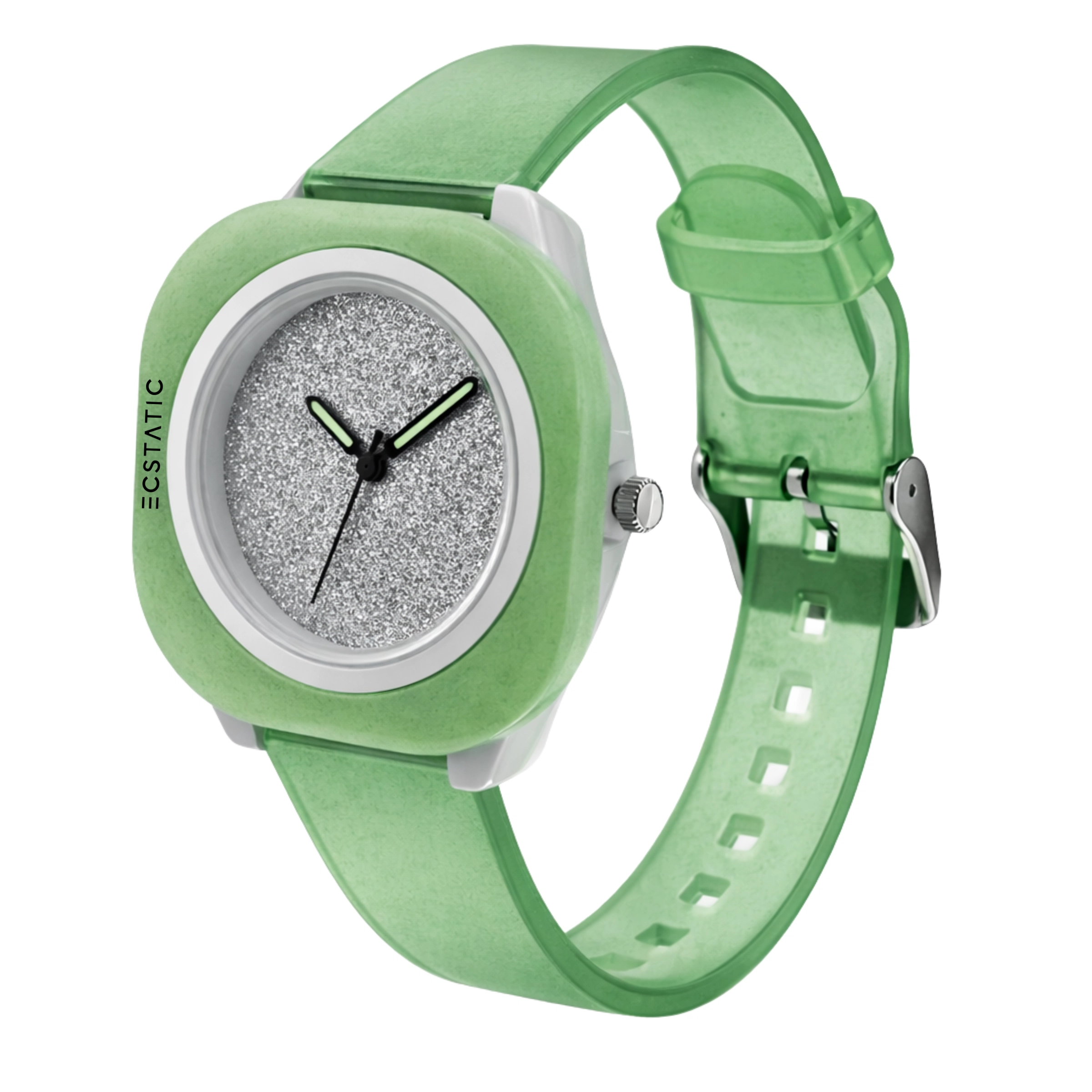 ECSTATIC – Fibre Case, Fibre Strap, Square Design Kids Watch