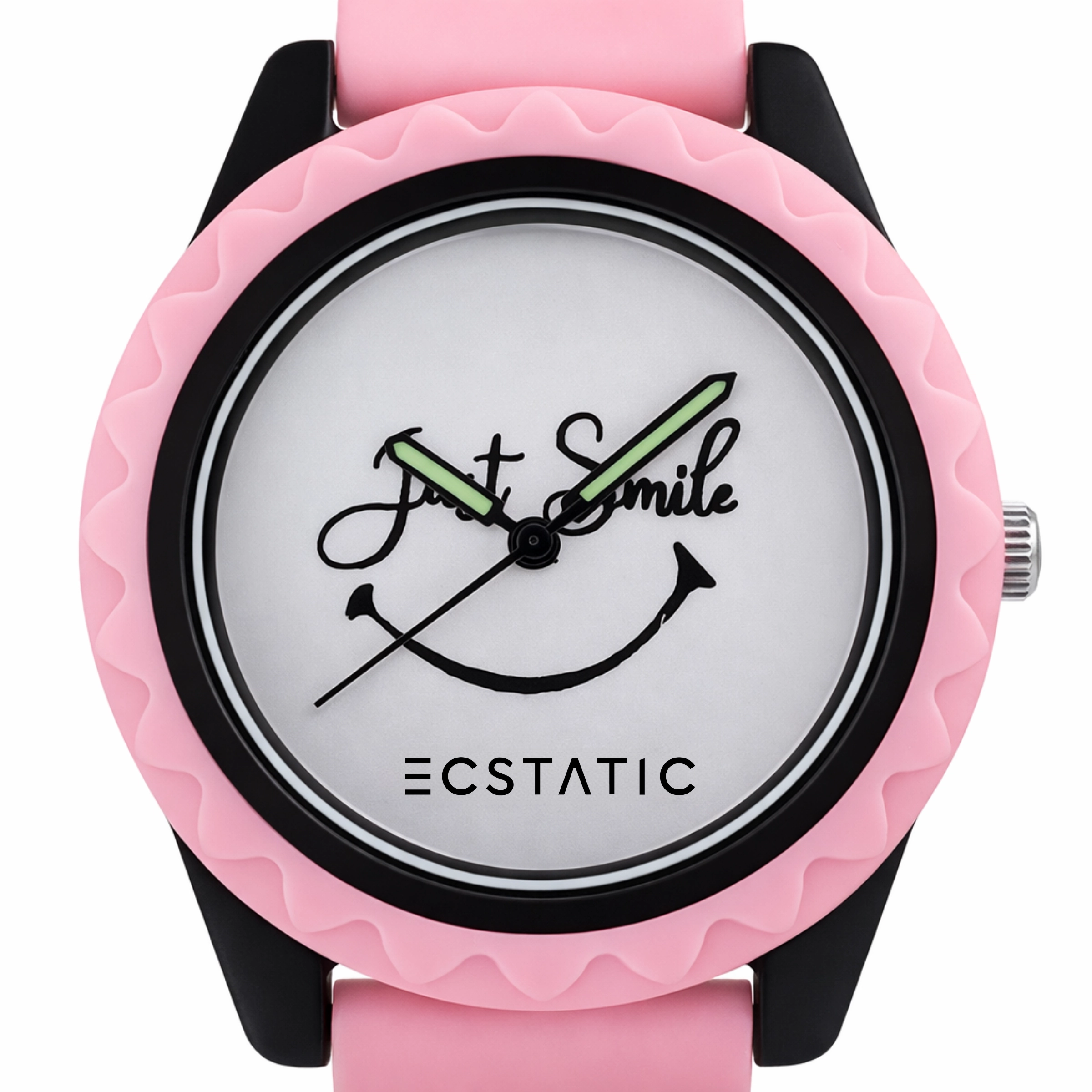 ECSTATIC – Aadhavan Design, Fibre Case, Fibre Strap, White Dial, Kids Watch