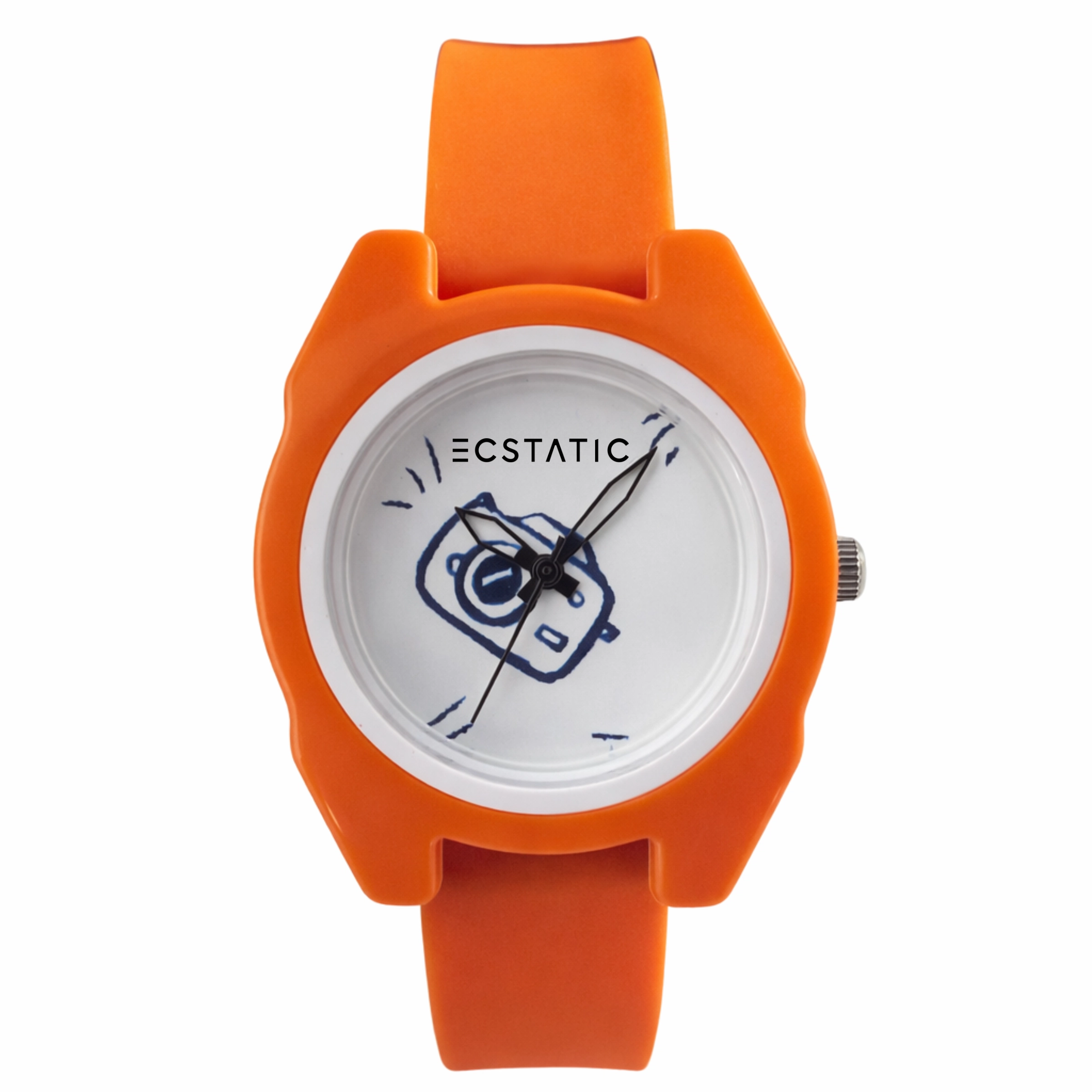 3 ECSTATIC – ECSTATIC – Alpha Watch, Fibre Case, Fibre Strap, H Design, Kids Watch