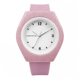 ECSTATIC – Tonneau Design, Fibre Case, Fibre Strap, White Dial, Kids Watch