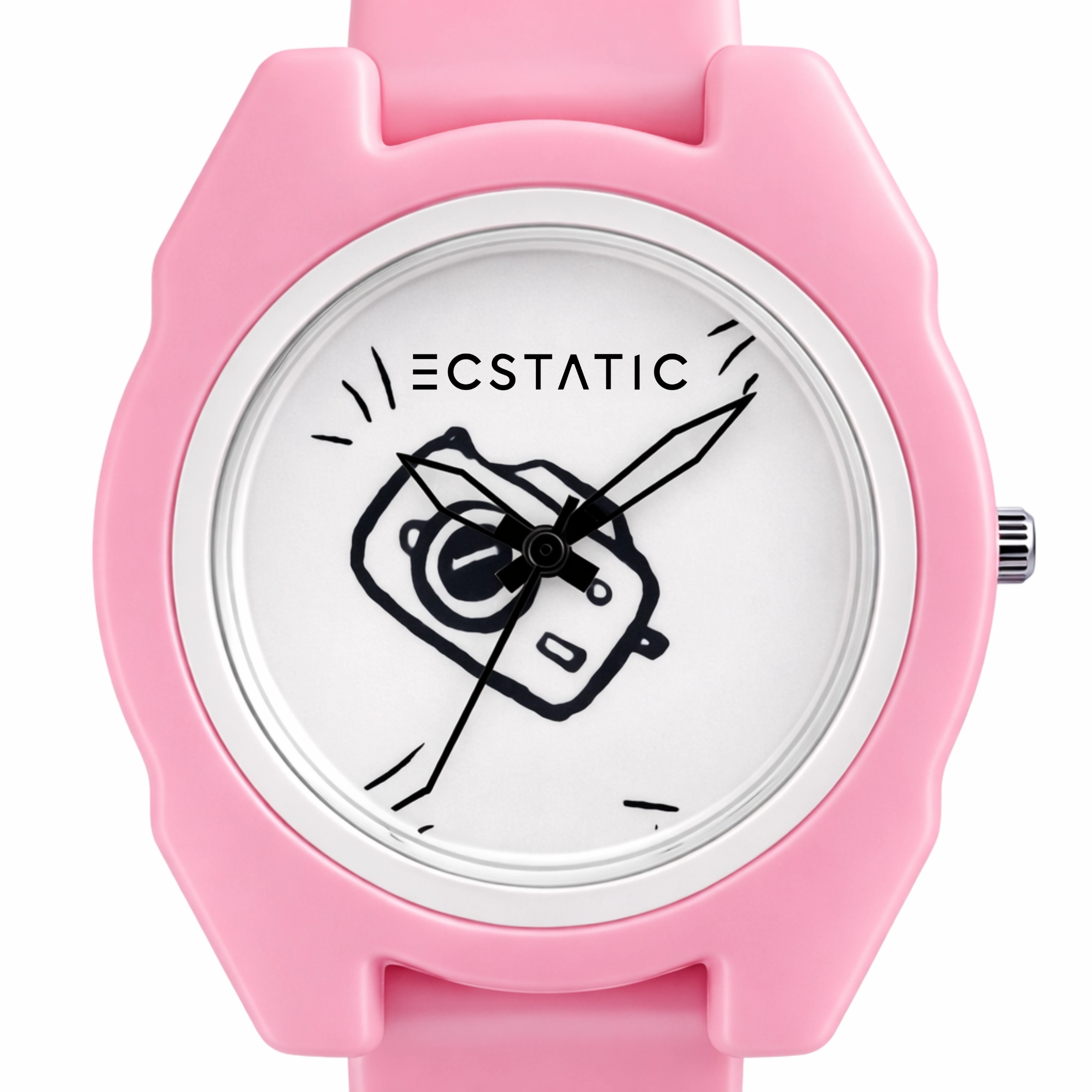 ECSTATIC – Alpha Watch, Fibre Case, Fibre Strap, H Design, Kids Watch