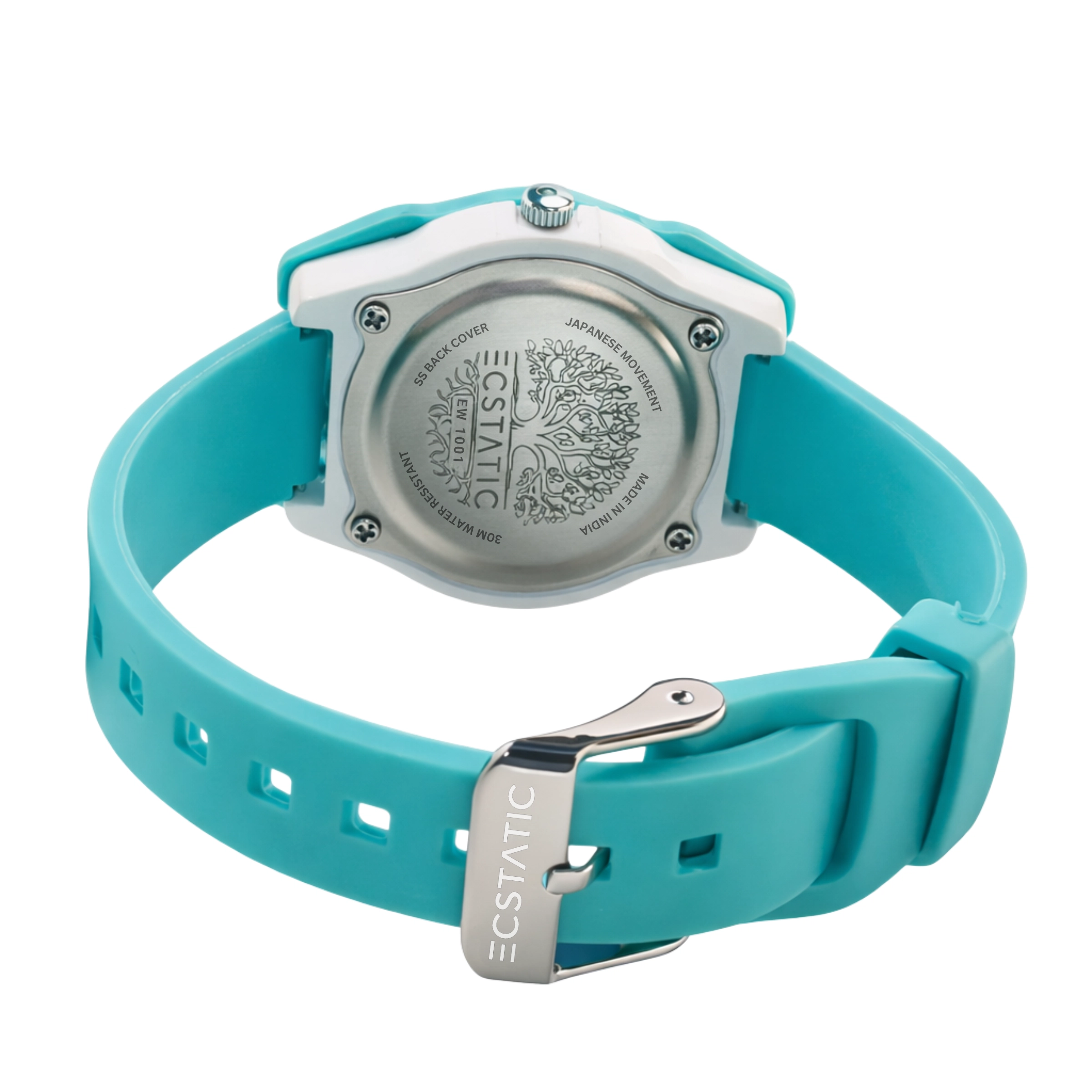 ECSTATIC – ECSTATIC – Alpha Watch, Fibre Case, Fibre Strap, H Design, Kids Watch