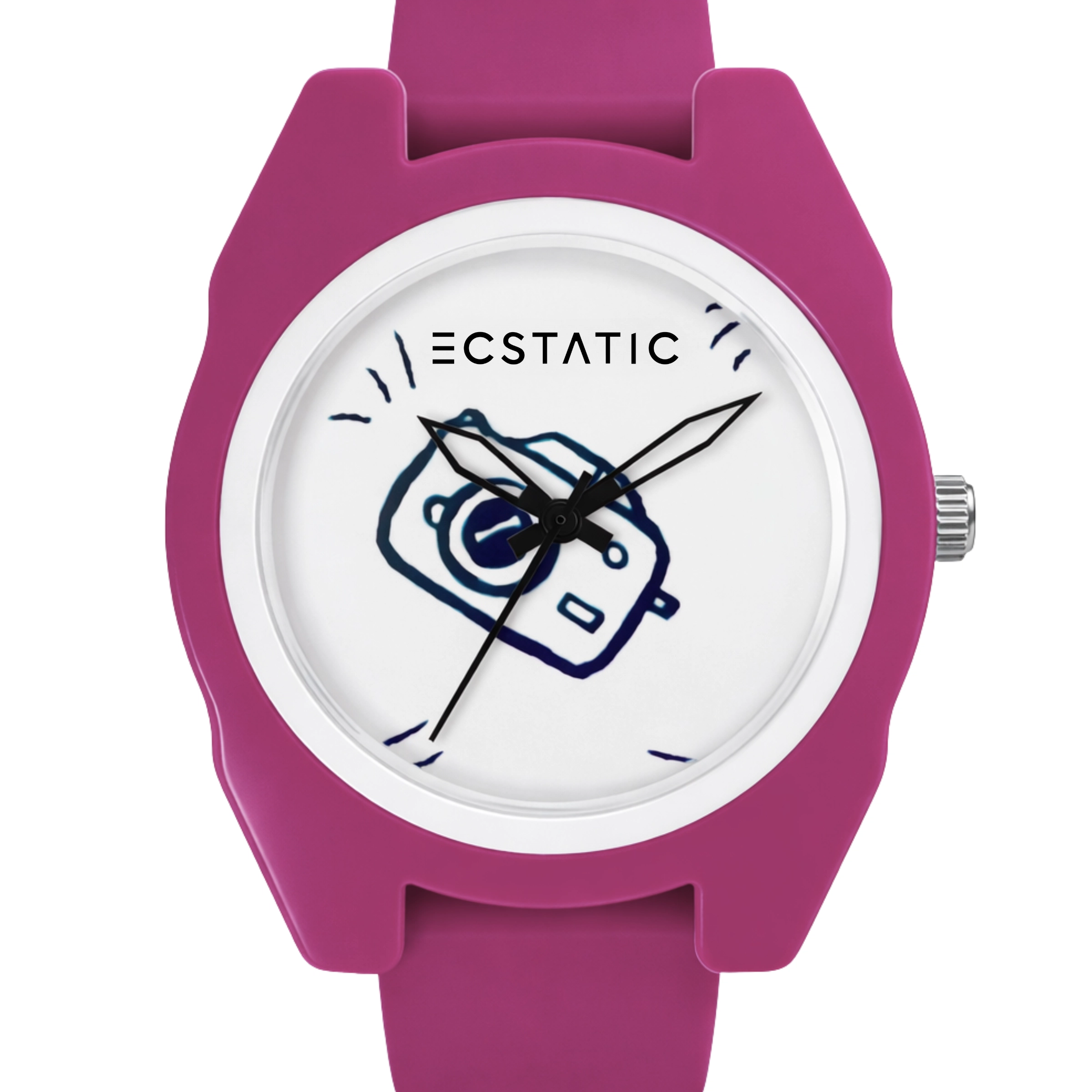ECSTATIC – ECSTATIC – Alpha Watch, Fibre Case, Fibre Strap, H Design, Kids Watch