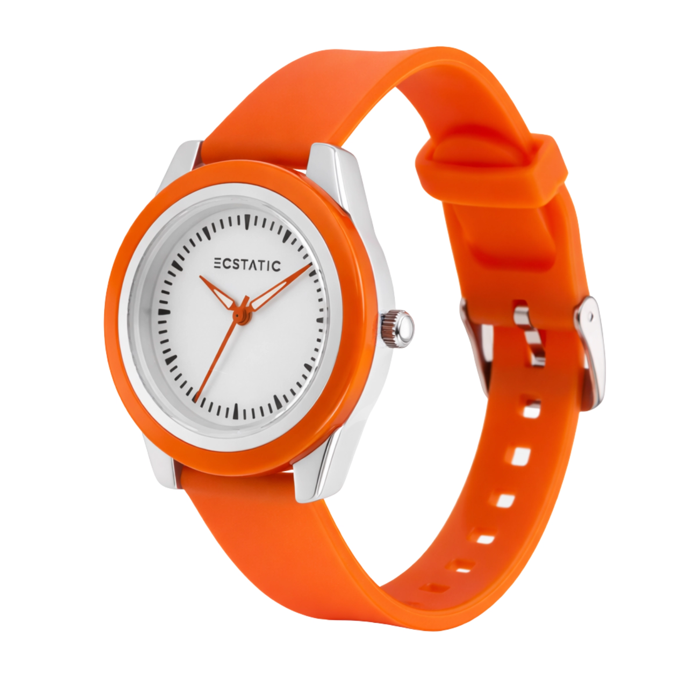 ECSTATIC – Fibre Case, Fibre Strap, Round Design, Kids Watch