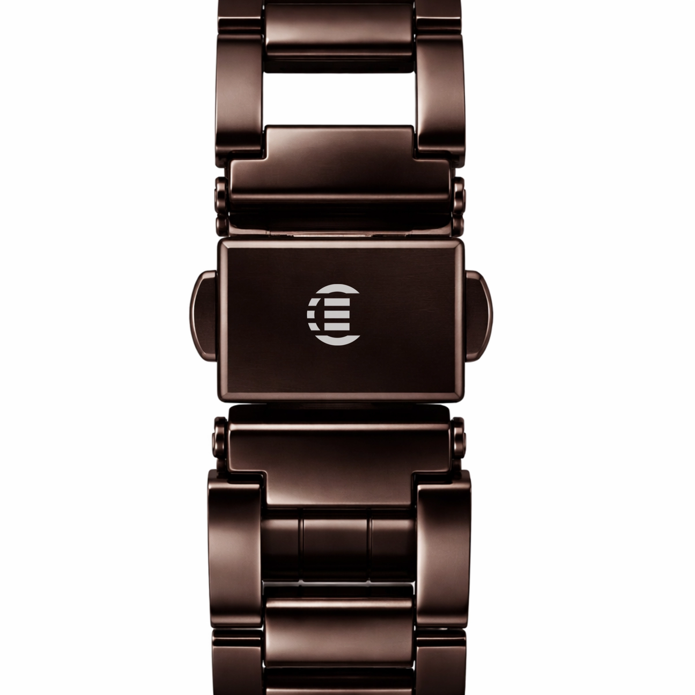 ECSTATIC – Dark Gun Colour, Metal Case, Metal Band, Golden Dial, Women’s Watch