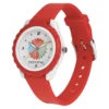 ECSTATIC – Flower Design, Fibre Case, Fibre Strap, White Dial, Kids Watch