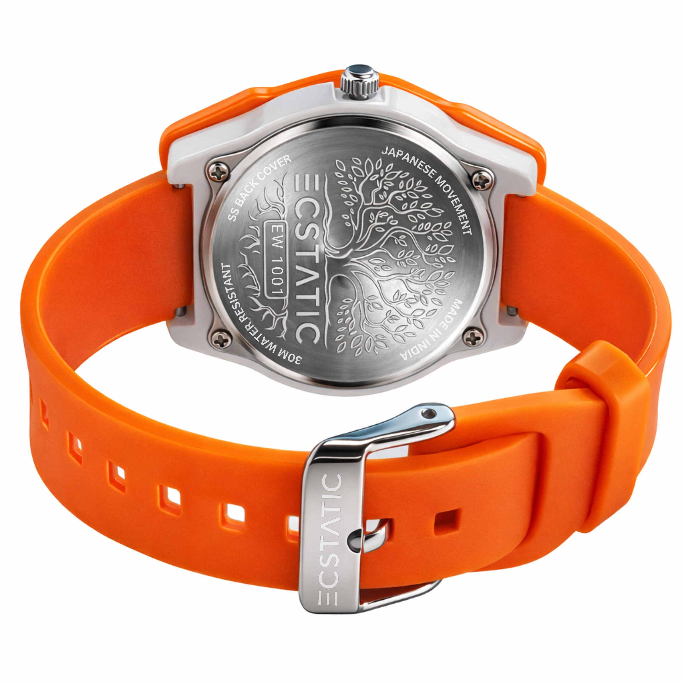 6 ECSTATIC – ECSTATIC – Alpha Watch, Fibre Case, Fibre Strap, H Design, Kids Watch