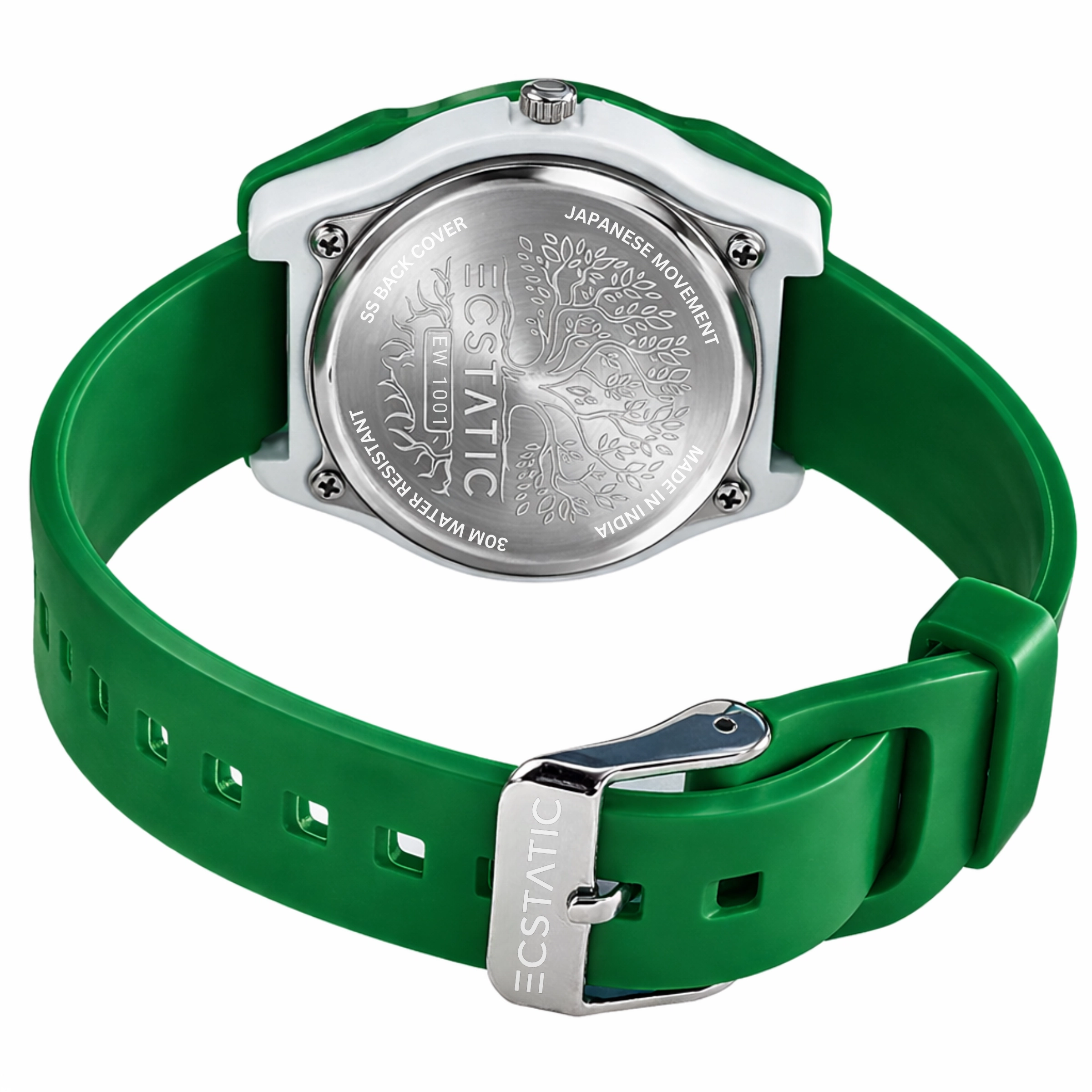 ECSTATIC – Alpha Watch, Fibre Case, Fibre Strap, H Design, Kids Watch