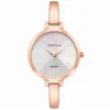 ECSTATIC – Kada Design, Rose Gold Case, Metal Strap, White Dial Women’s Watch