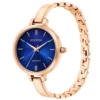 ECSTATIC – Kada Design, Rose Gold Case, Metal Strap, Blue Dial Women’s Watch