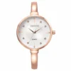 ECSTATIC – Kada Design, Gold Case, Metal Strap, White Dial Women’s Watch
