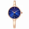 ECSTATIC – Kada Design, Rose Gold Case, Metal Strap, Blue Dial Women’s Watch
