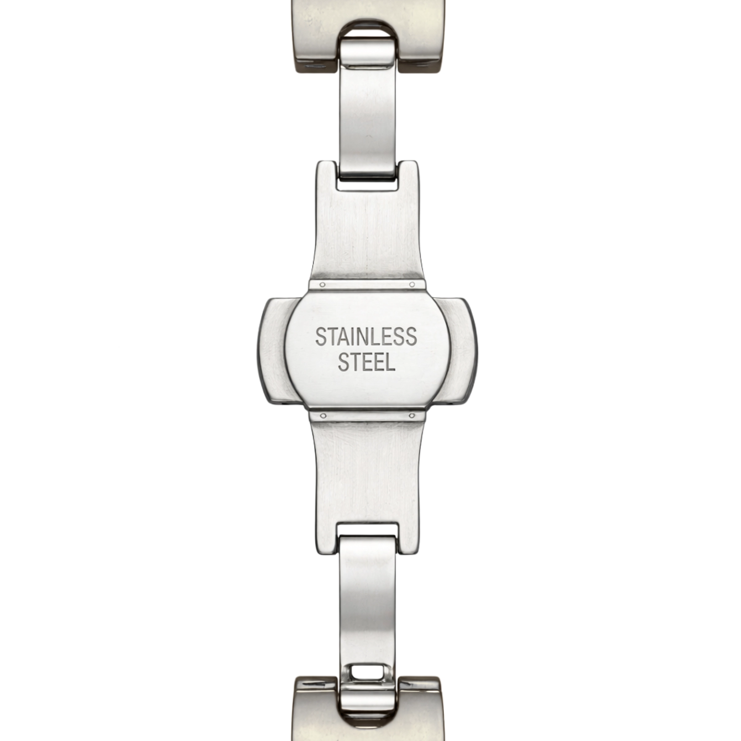 ECSTATIC– Round Design, Bicolour Case, Metal Strap, White Dial Women’s Watch