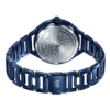 ECSTATIC – Round Design, Blue Case, Metal Strap, White Dial Women’s Watch
