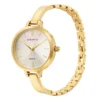 ECSTATIC – Kada Design, Gold Case, Metal Strap, White Dial Women’s Watch