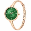 ECSTATIC – Kada Design, Gold Case, Metal Strap, Green Dial Women’s Watch